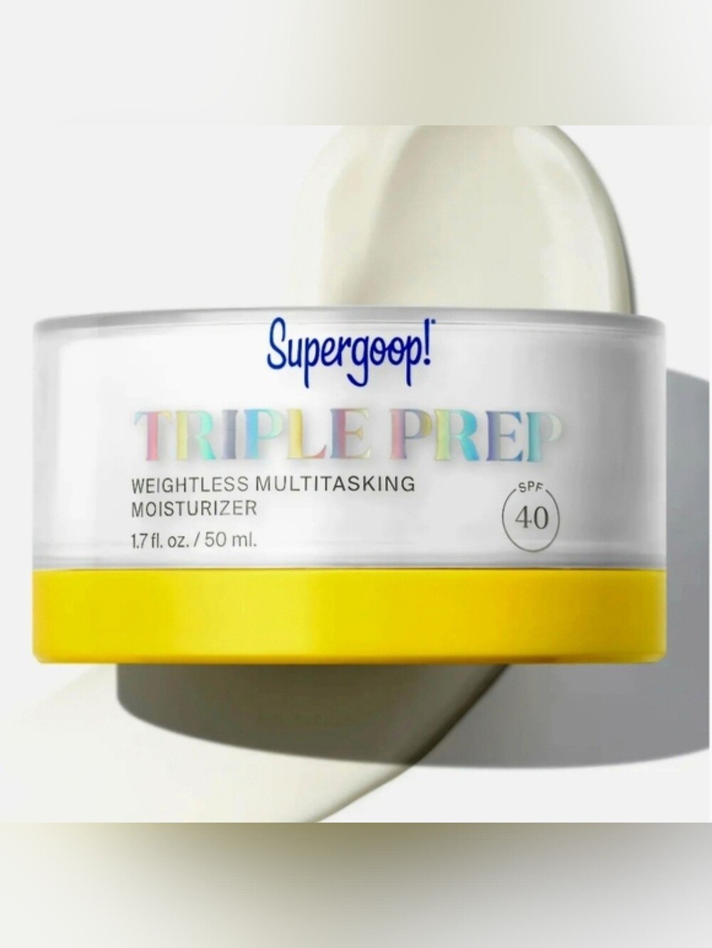 Supergoop Triple Prep Multitasking Moisturizer With SPF 40 (1.7 oz)